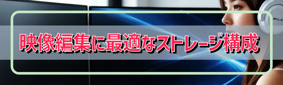 映像編集に最適なストレージ構成