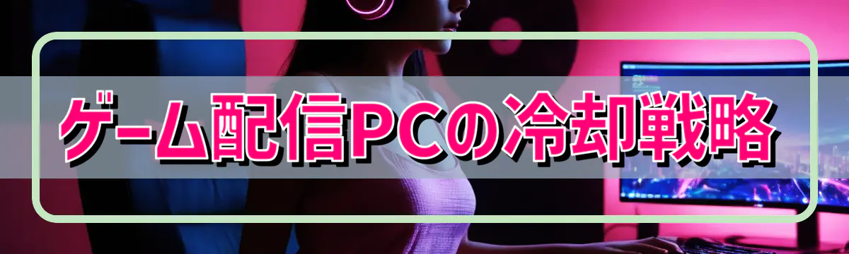 ゲーム配信PCの冷却戦略