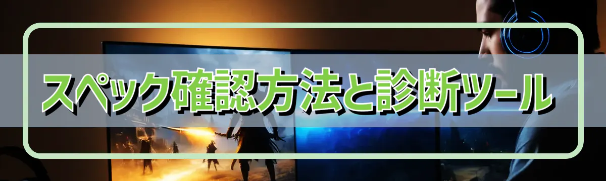 スペック確認方法と診断ツール