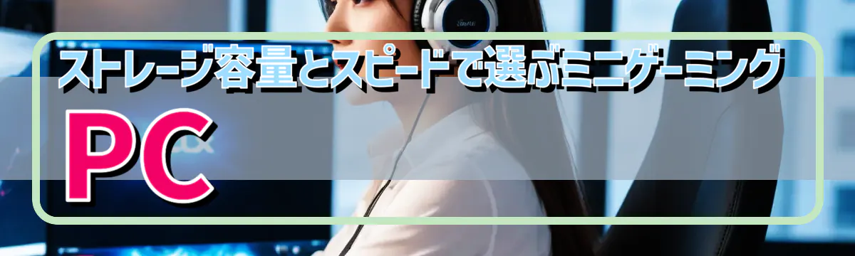 ストレージ容量とスピードで選ぶミニゲーミングPC