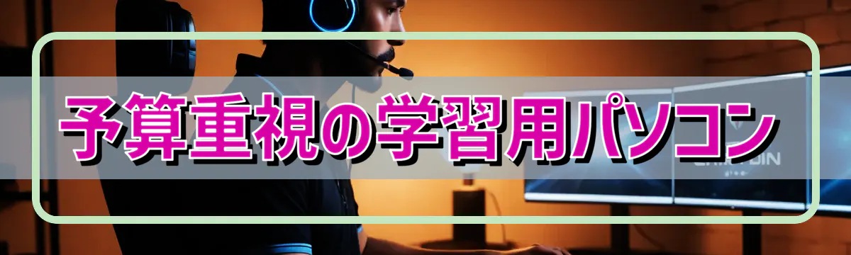 予算重視の学習用パソコン