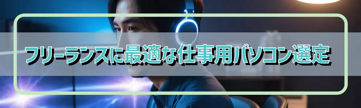 フリーランスに最適な仕事用パソコン選定