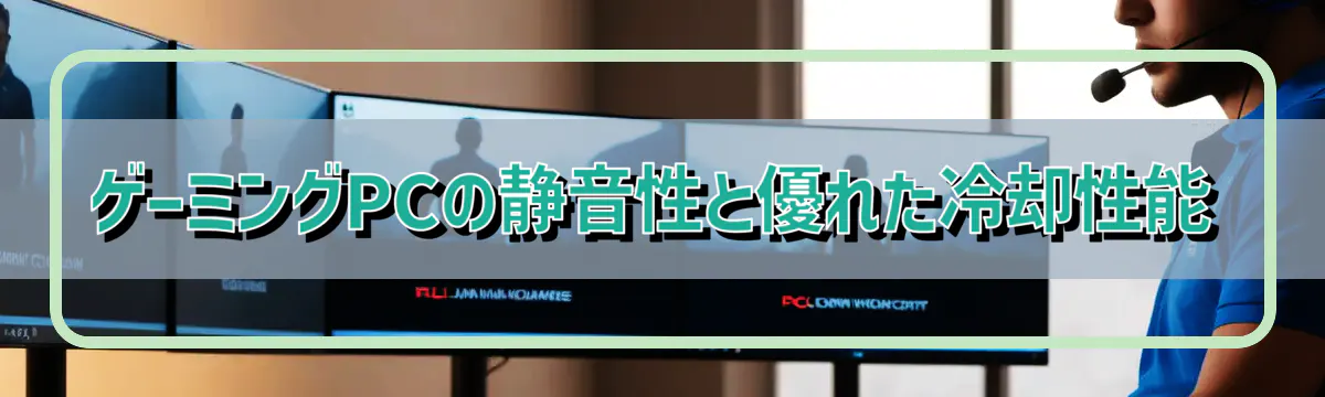 ゲーミングPCの静音性と優れた冷却性能