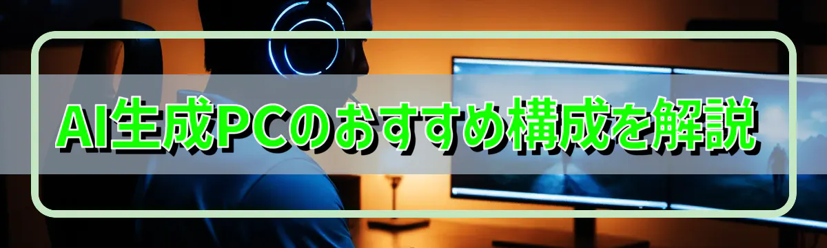 AI生成PCのおすすめ構成を解説