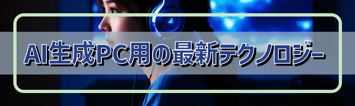 AI生成PC用の最新テクノロジー