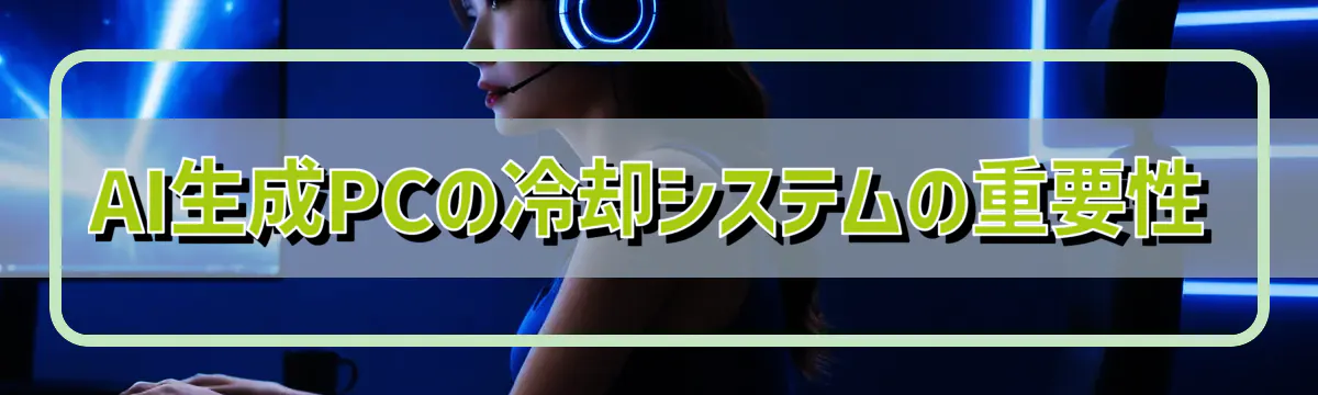AI生成PCの冷却システムの重要性