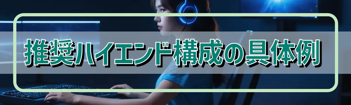 推奨ハイエンド構成の具体例