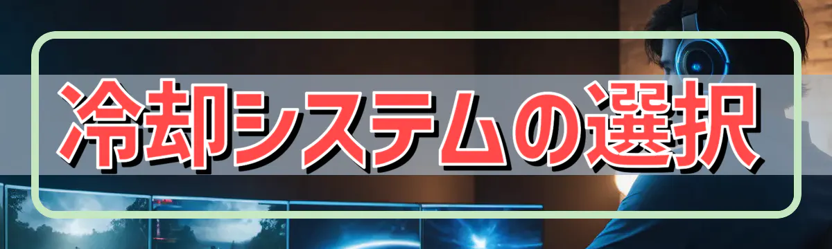 冷却システムの選択