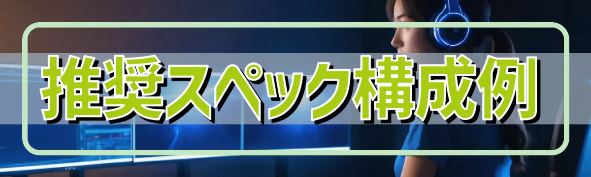 推奨スペック構成例