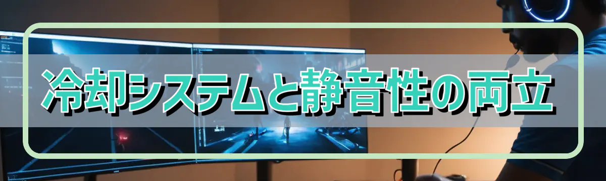 冷却システムと静音性の両立