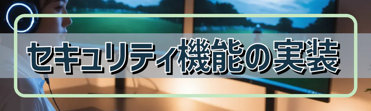セキュリティ機能の実装