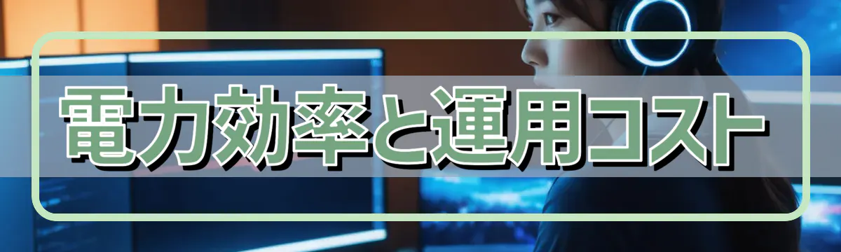 電力効率と運用コスト