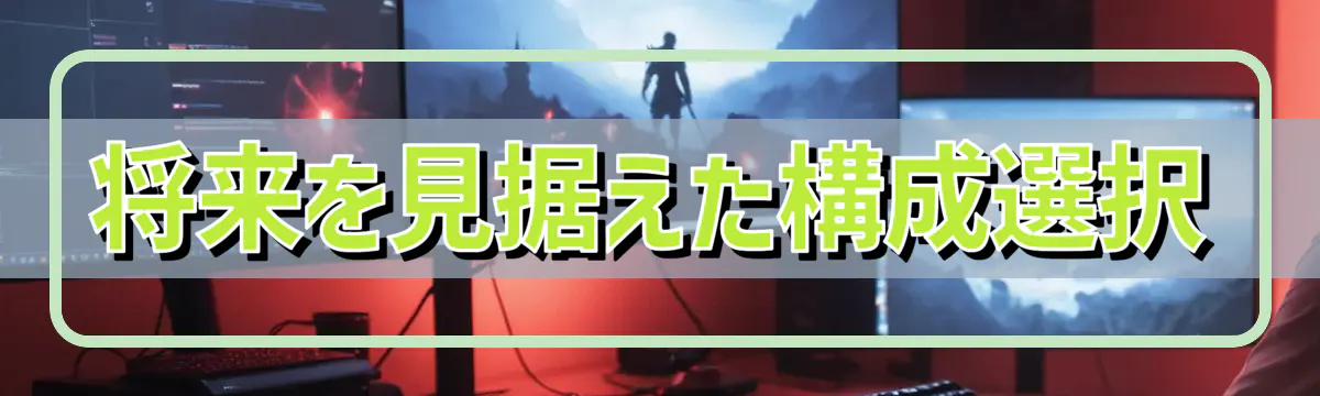 将来を見据えた構成選択