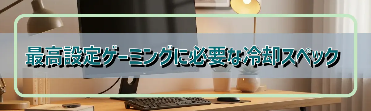 最高設定ゲーミングに必要な冷却スペック