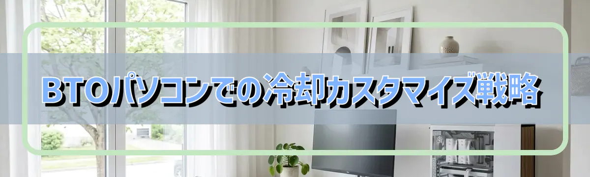 BTOパソコンでの冷却カスタマイズ戦略