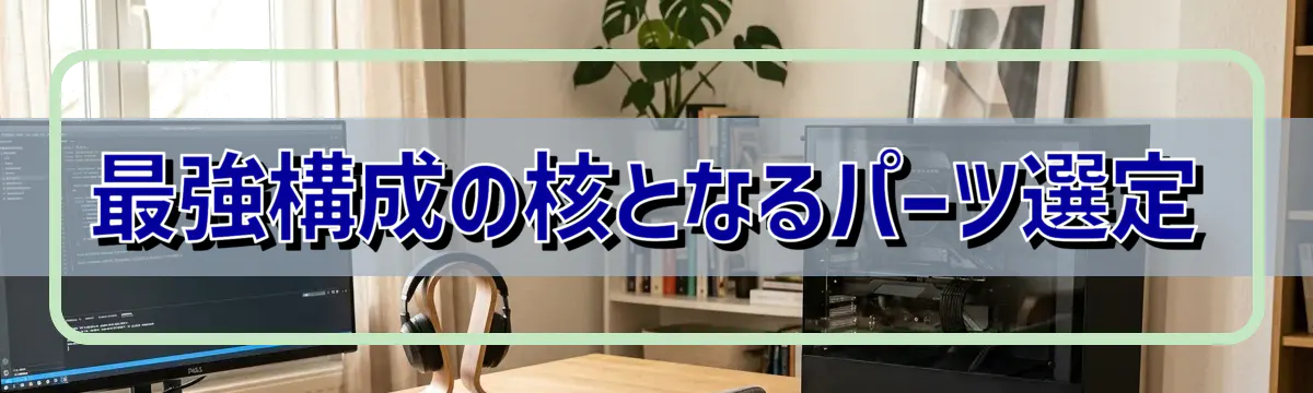 最強構成の核となるパーツ選定
