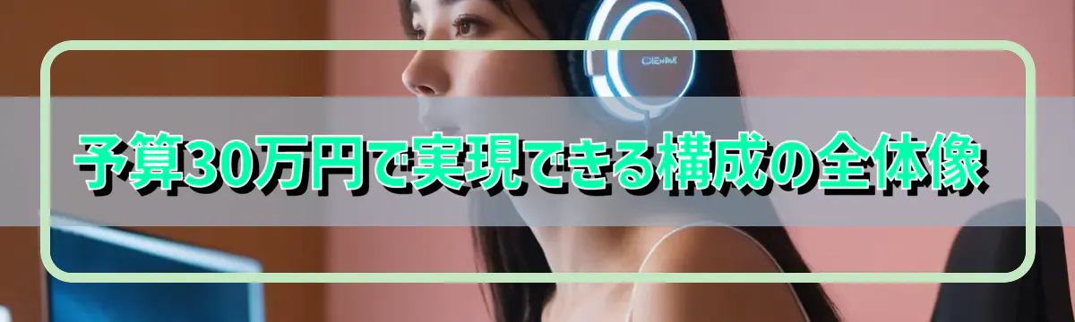 予算30万円で実現できる構成の全体像