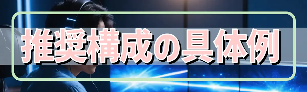 推奨構成の具体例