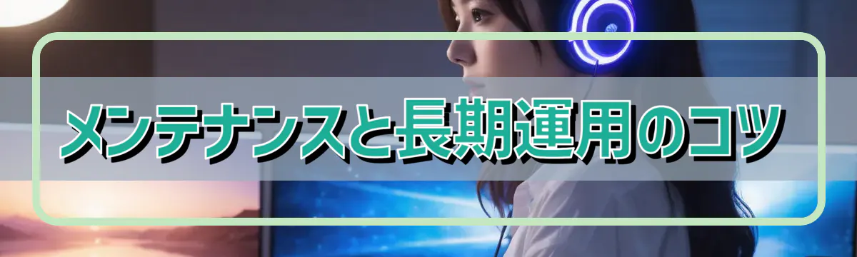 メンテナンスと長期運用のコツ