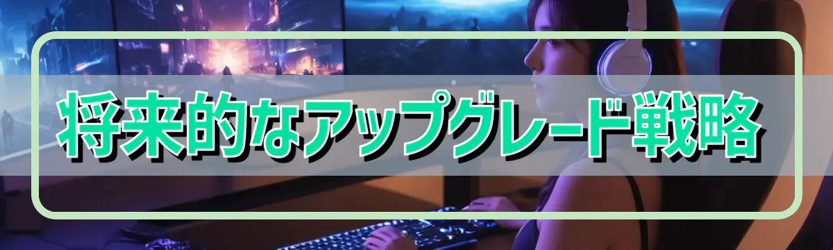 将来的なアップグレード戦略