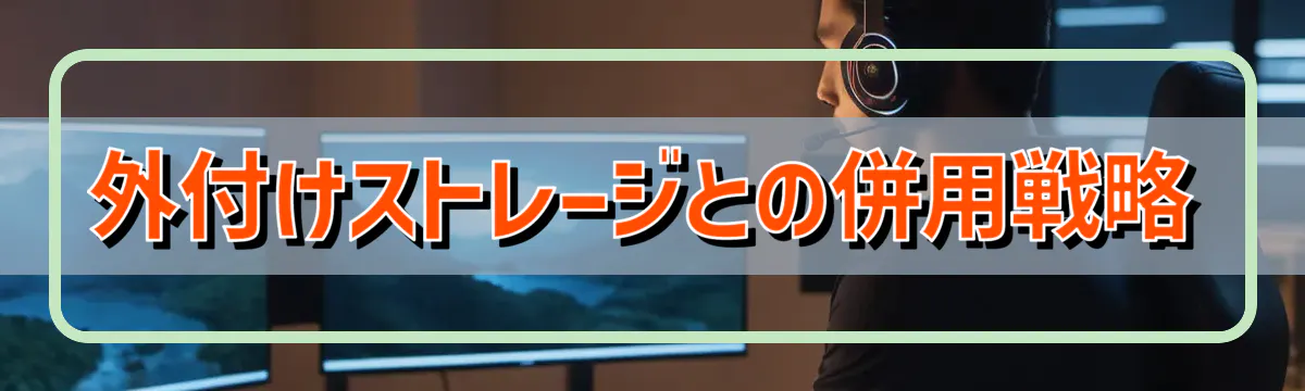 外付けストレージとの併用戦略