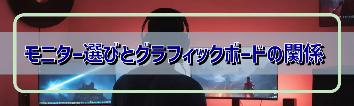 モニター選びとグラフィックボードの関係