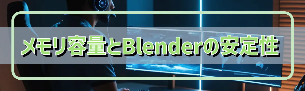 メモリ容量とBlenderの安定性