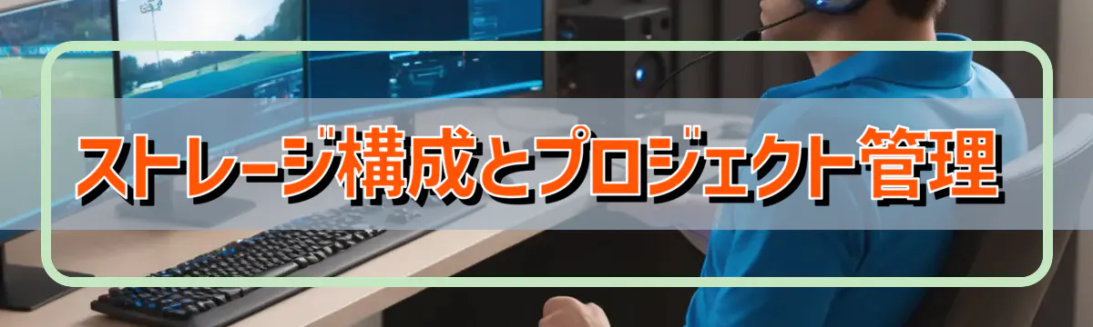 ストレージ構成とプロジェクト管理