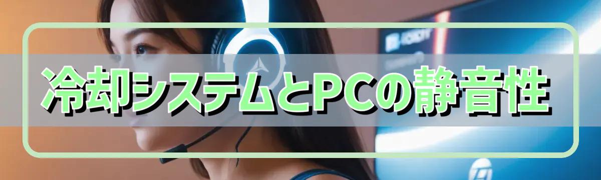 冷却システムとPCの静音性