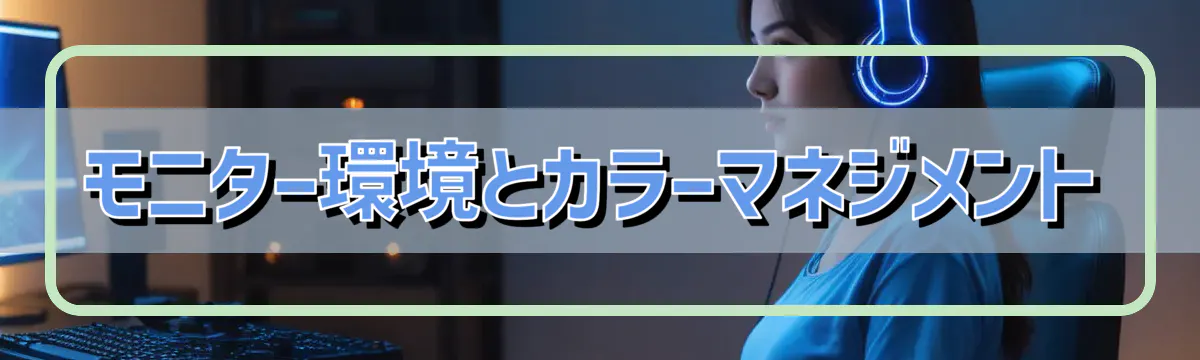 モニター環境とカラーマネジメント