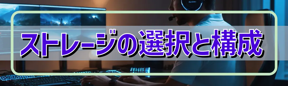 ストレージの選択と構成