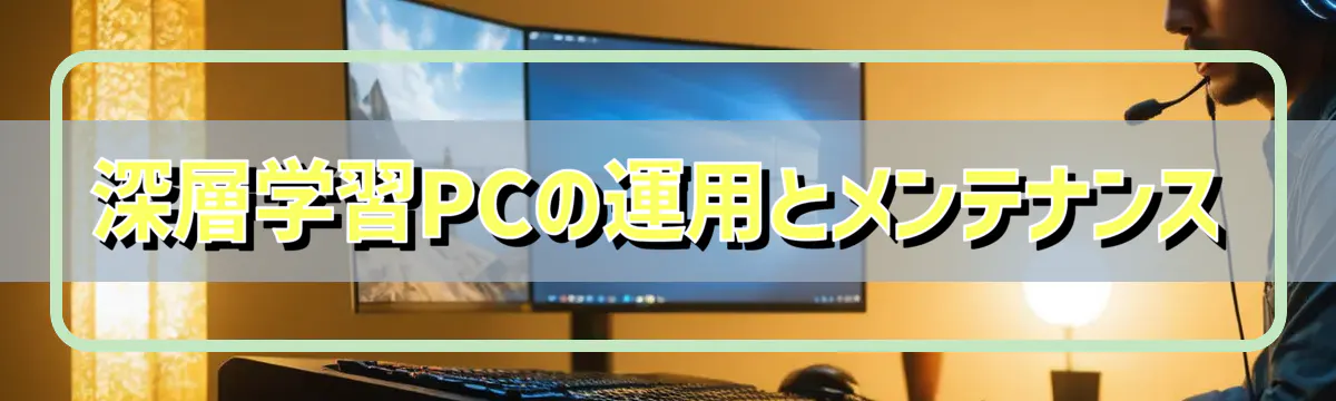 深層学習PCの運用とメンテナンス