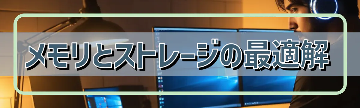 メモリとストレージの最適解