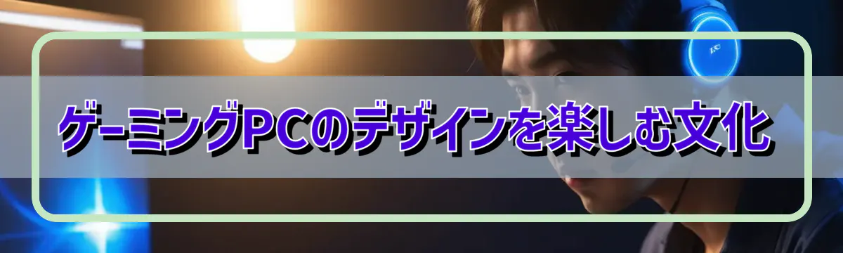 ゲーミングPCのデザインを楽しむ文化