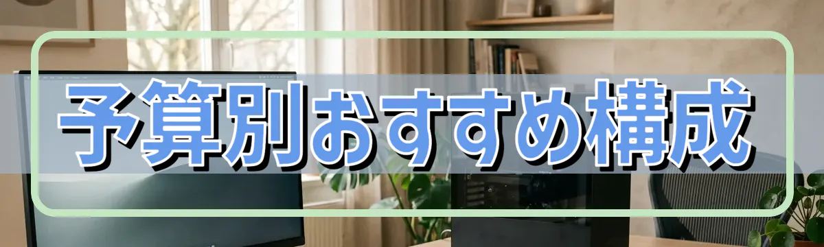 予算別おすすめ構成