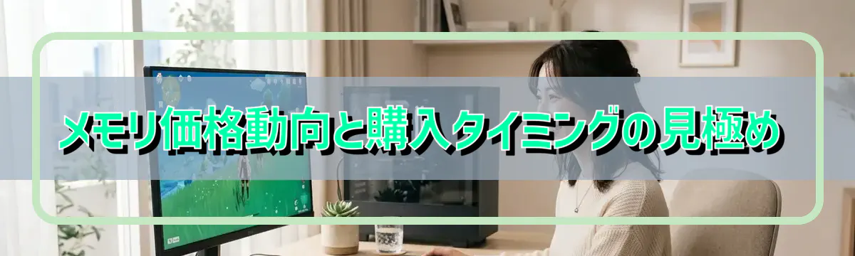 メモリ価格動向と購入タイミングの見極め