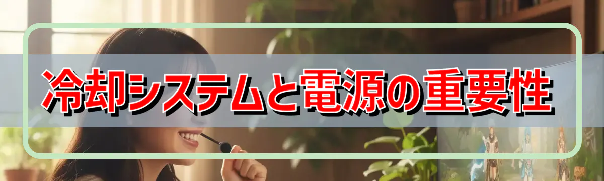冷却システムと電源の重要性