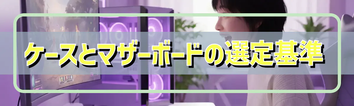 ケースとマザーボードの選定基準