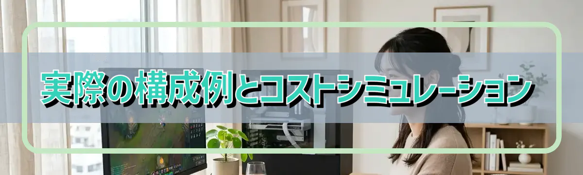 実際の構成例とコストシミュレーション