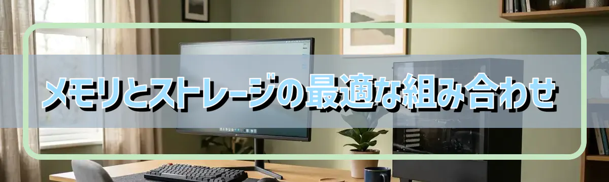 メモリとストレージの最適な組み合わせ