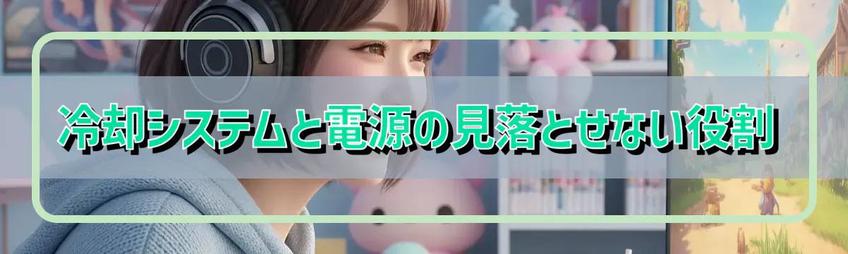 冷却システムと電源の見落とせない役割
