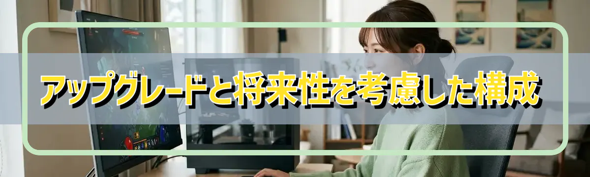 アップグレードと将来性を考慮した構成
