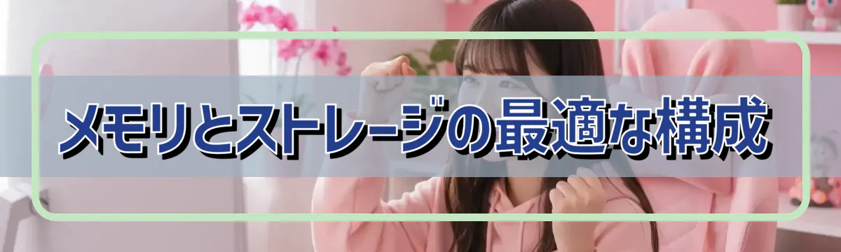 メモリとストレージの最適な構成