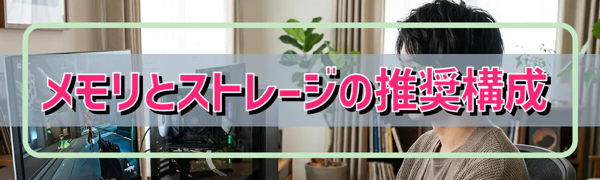 メモリとストレージの推奨構成