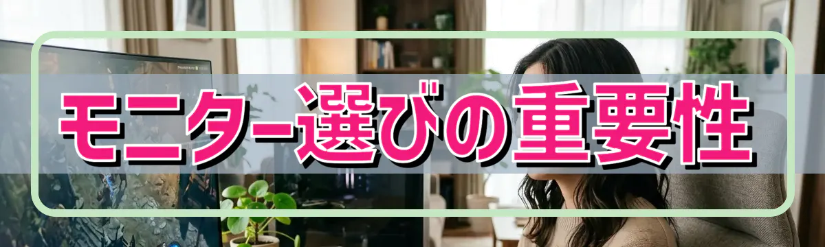 モニター選びの重要性