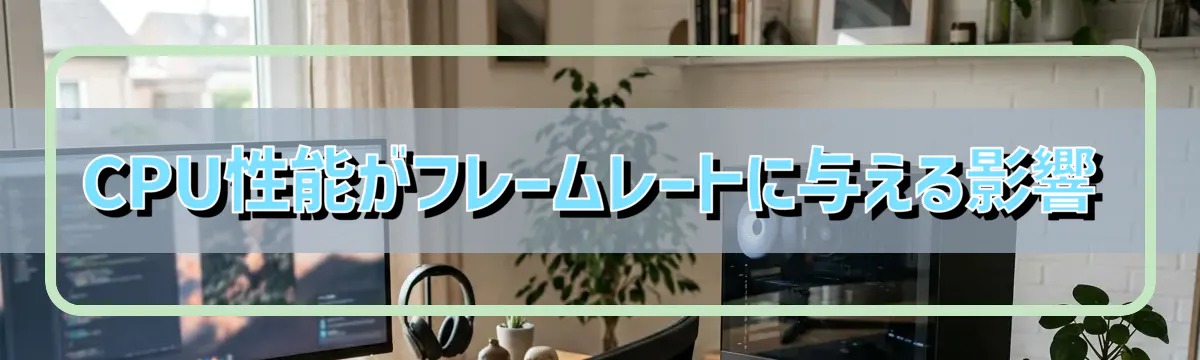 CPU性能がフレームレートに与える影響