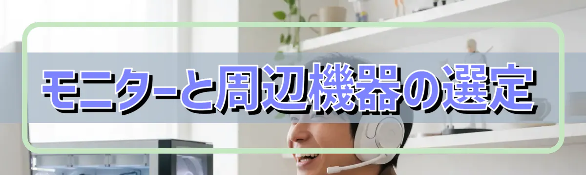 モニターと周辺機器の選定