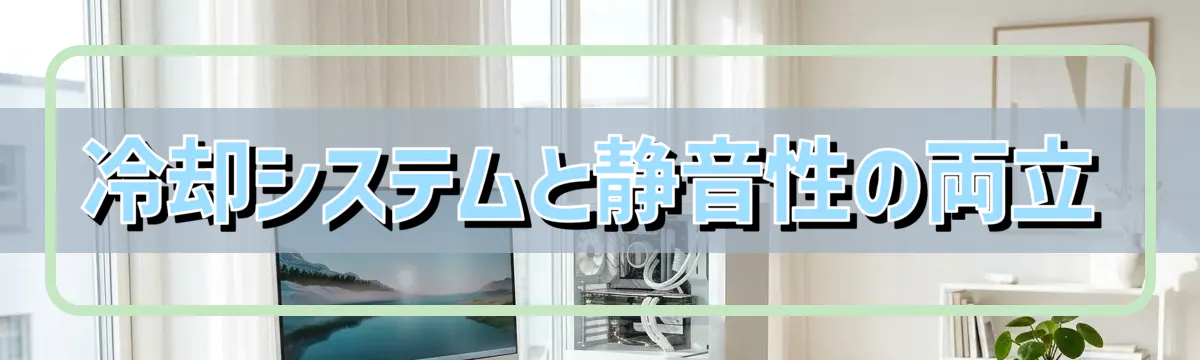 冷却システムと静音性の両立