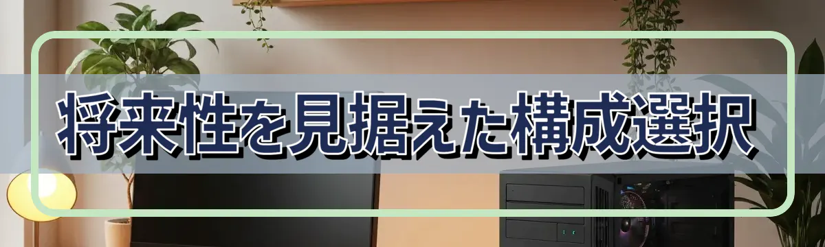 将来性を見据えた構成選択