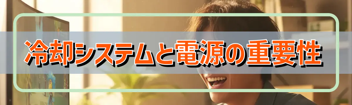 冷却システムと電源の重要性